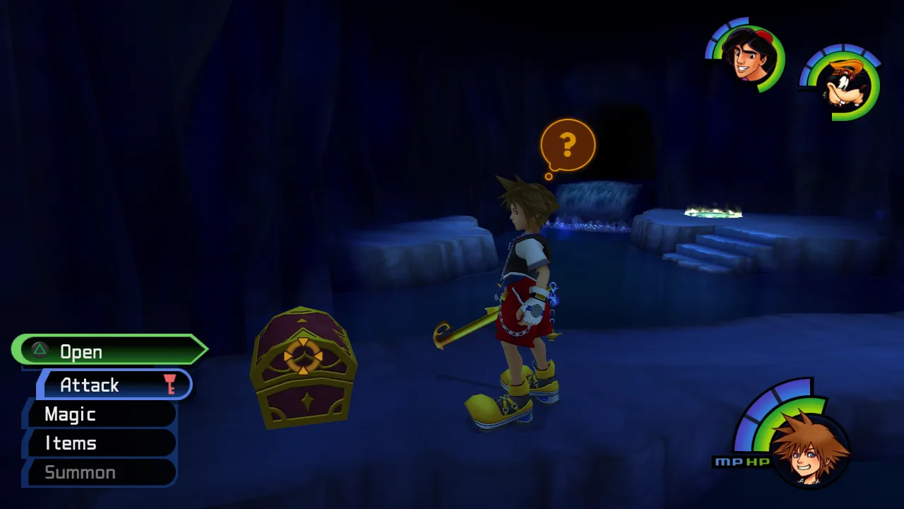 Agrabah Cave of Wonders Dark Chamber Bridge Chest